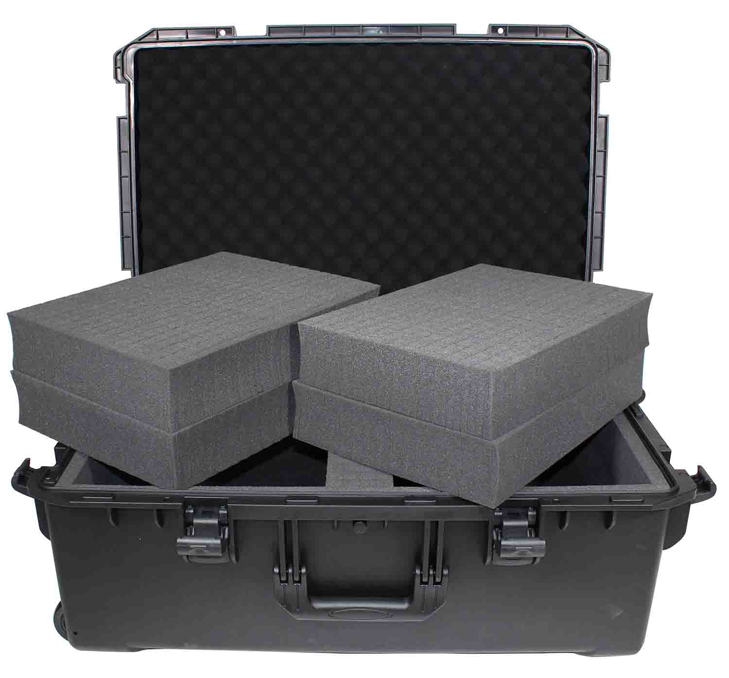 ProX XM-1101HW VaultX Large Watertight Case with Extendable Handle and Wheels - Hollywood DJ
