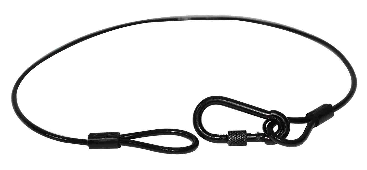 ProX T-SC30-BK 30" Safety Cable - Black - Hollywood DJ