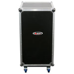 Odyssey FZAR20W, 20U Pro Amp Rack with Casters - Hollywood DJ