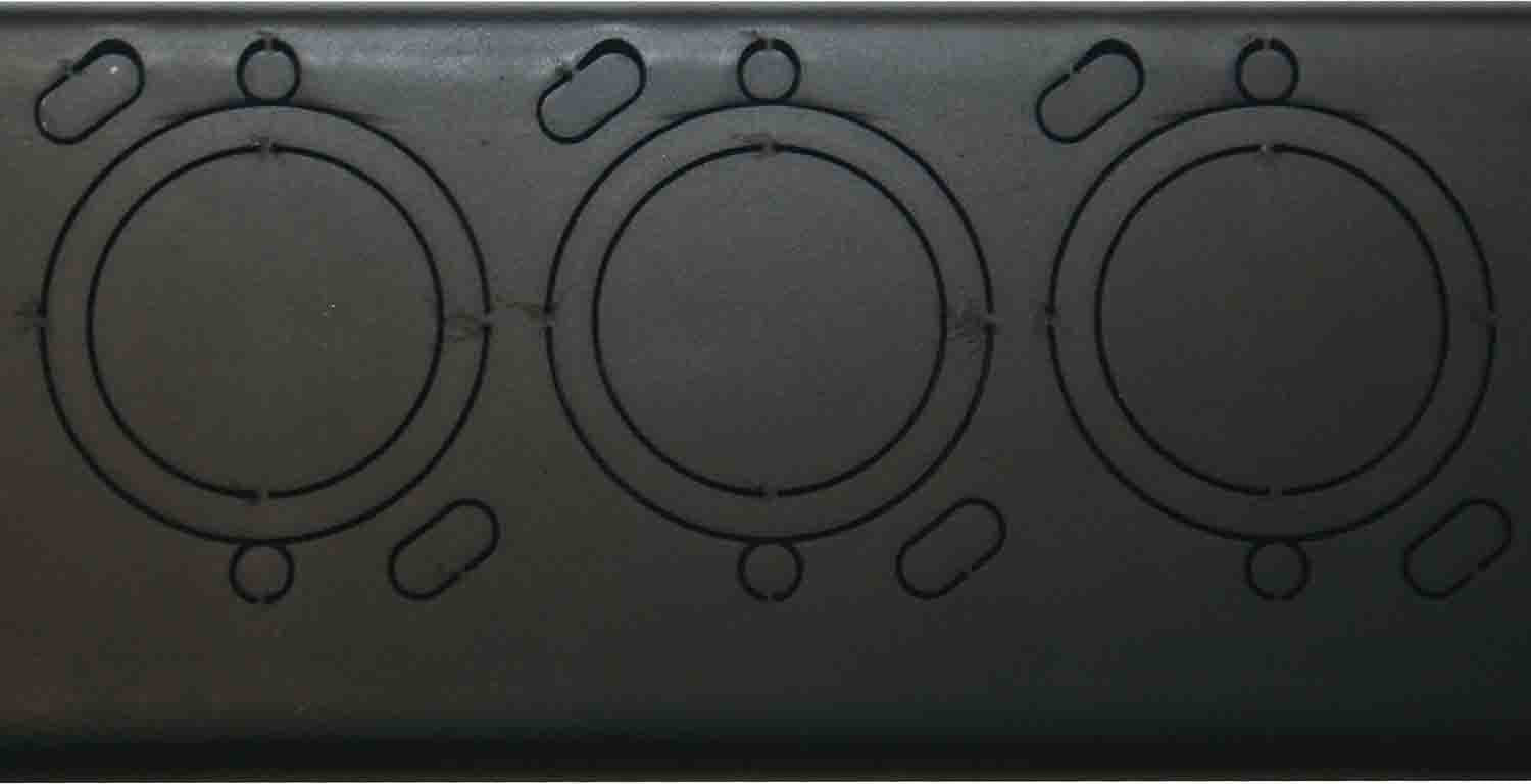 Gator Cases GRW-PNLUNIKO Universal Knockout Panel with 16 Knockouts - Hollywood DJ
