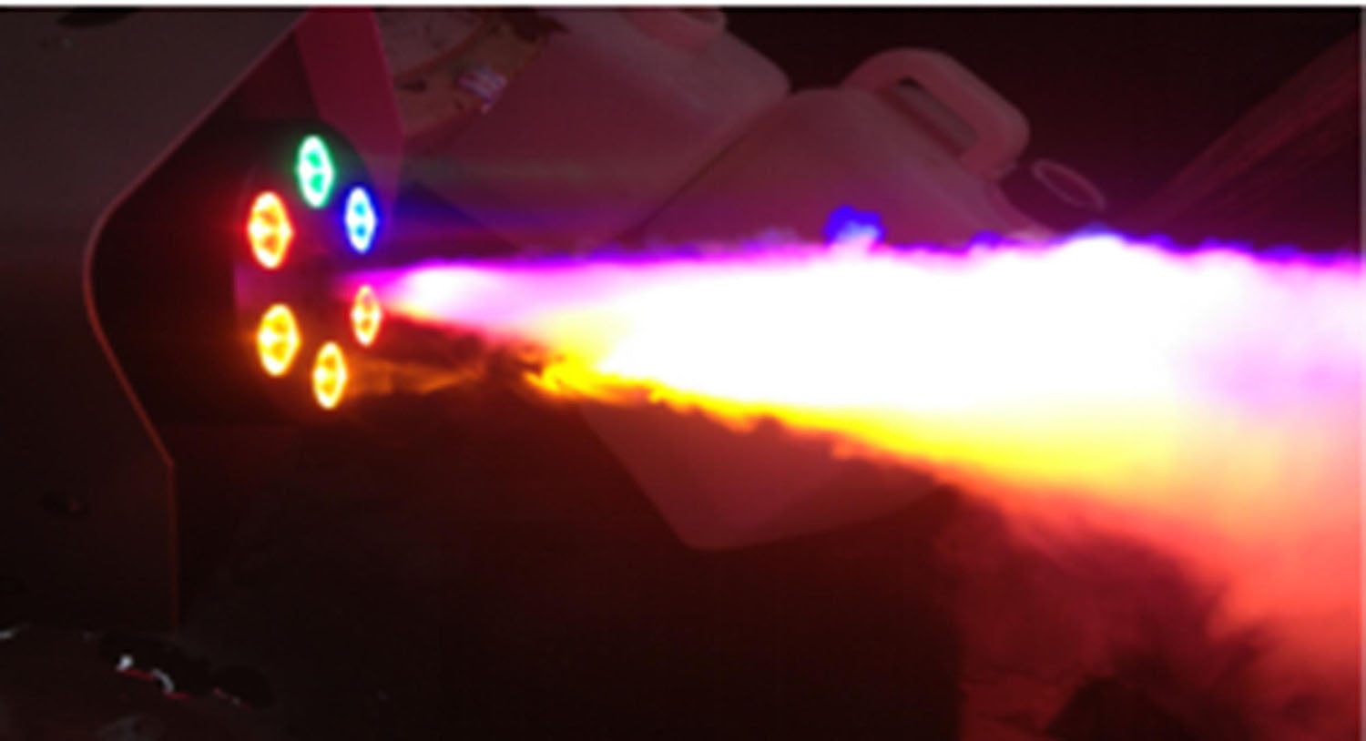 ProX X-T1220 LED TWISTER Fog Machine 1220 Watt Water Based with RGBA LED - Hollywood DJ