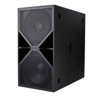 BassBoss BB-ZV28-MK3 Dual 18-Inch Active Subwoofer - Black - Hollywood DJ