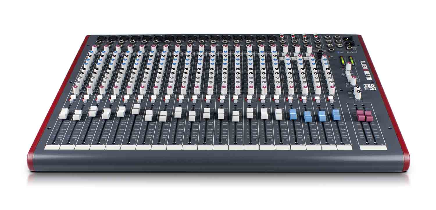 Allen & Heath ZED-24 Multipurpose Mixer for Live Sound and Recording - Hollywood DJ