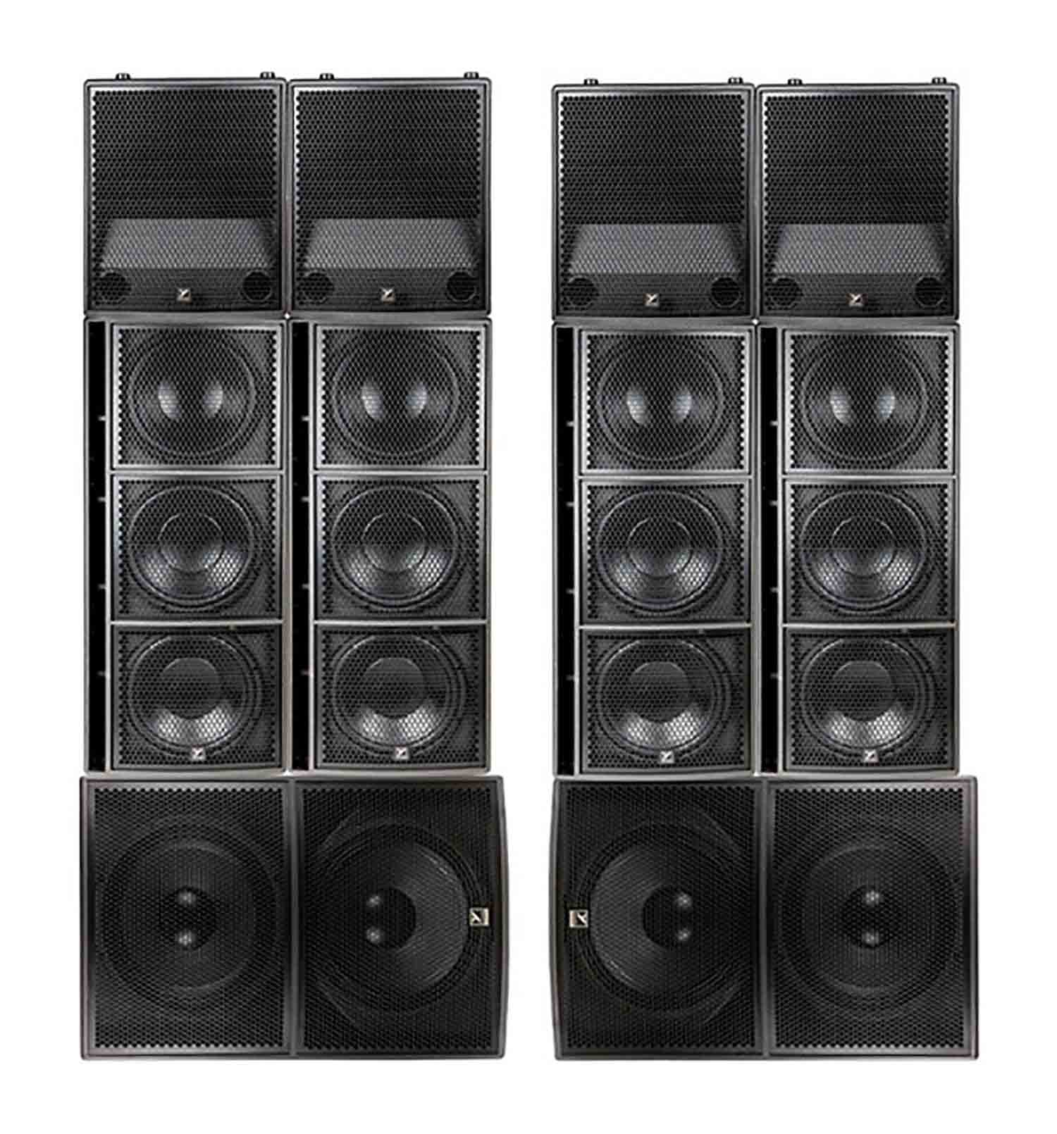 Yorkville Sound SA221S, Synergy Array Series 6000W Powered Portable Subwoofer - 21 Inch - Hollywood DJ