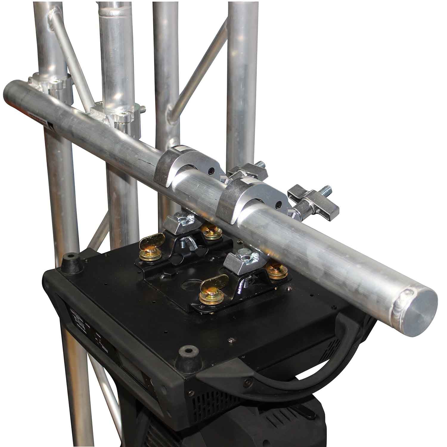 ProX XT-DC36, 3mm Mounting F34 F32 Truss Pole with Dual Clamps 360 Lbs Load - 36 Inch - Hollywood DJ