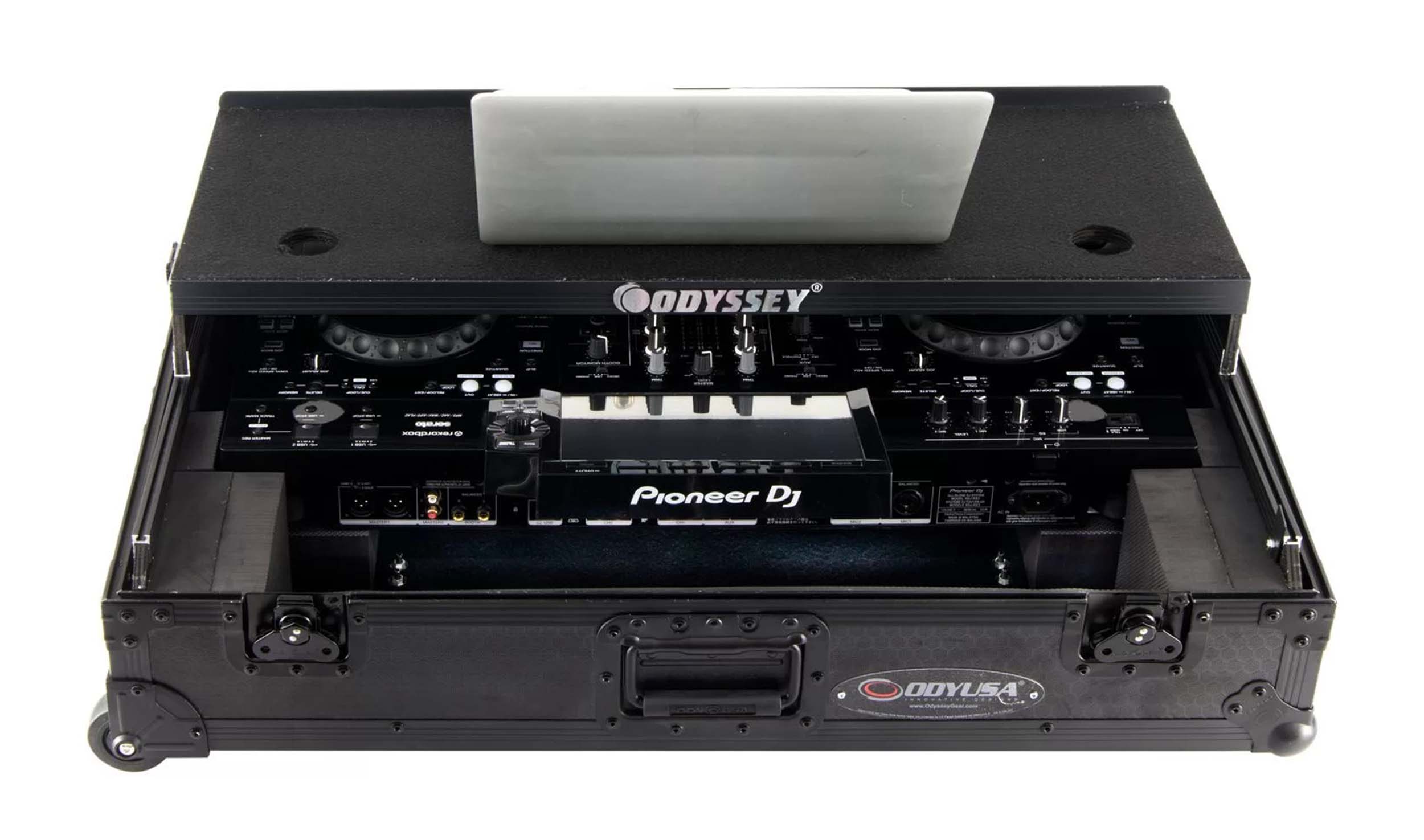 Odyssey 810295 Industrial Board Glide Style 1U Case for Pioneer XDJ-RX3 - Hollywood DJ