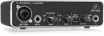 Behringer UMC-22 Audiophile 2X2 USB Audio Interface With Midas Mic Preamplifier - Hollywood DJ