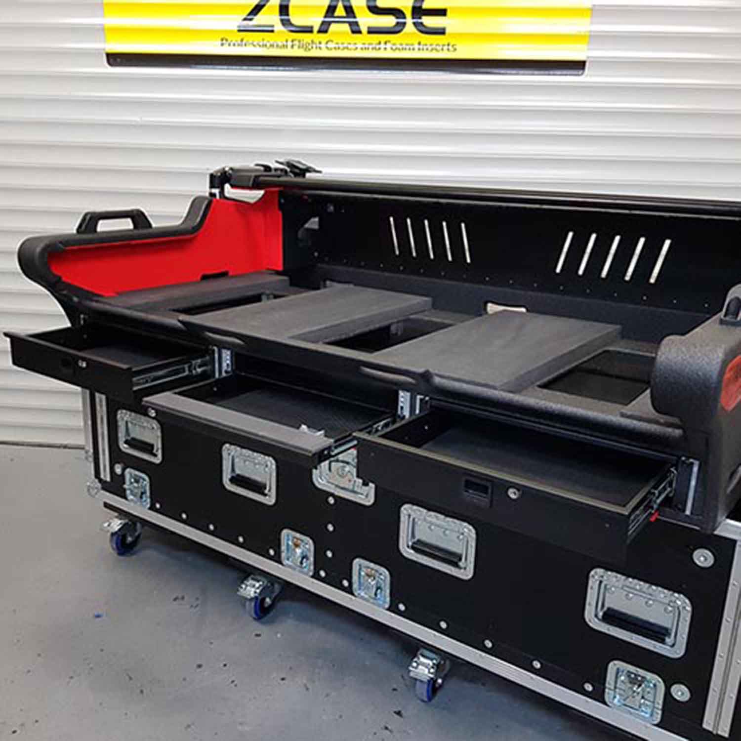 ProX XZF-YPM7/10 RIVAGE D3x2U, Hydraulic Lift Case for Yamaha PM7/10 Rivage Console - Hollywood DJ