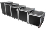 ProX XS-18R18W 18U Space Amp Rack Mount ATA Flight Case with Casters - 18 Inch - Hollywood DJ
