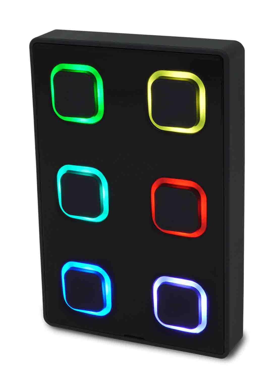 Visual Productions B-Station2 Advanced Wall Mount Panel with Backlit Push Buttons - Hollywood DJ