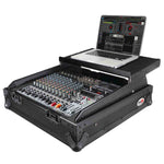 ProX XS-19MIXLTBL DJ Mixer Case, 10U Top Mount 19 Inch Slanted - Black on Black - Hollywood DJ