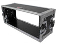 ProX X-4U7D 4U Deluxe Effects Rack 7" Deep Rail to Rail with Handle - Hollywood DJ