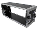 ProX X-4U7D 4U Deluxe Effects Rack 7" Deep Rail to Rail with Handle - Hollywood DJ