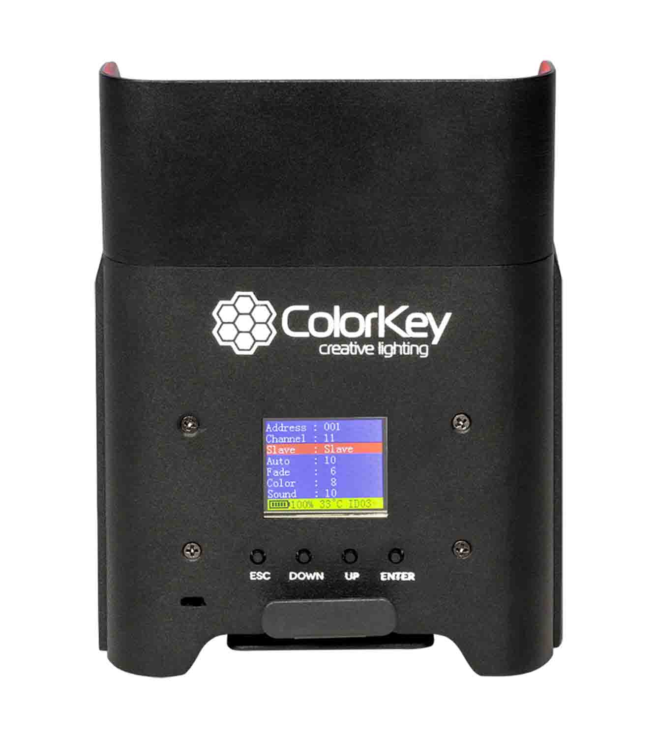 Colorkey CKU-7078-KIT AirPar HEX 4, 8-Pack Bundle with Charging Road Case - Hollywood DJ