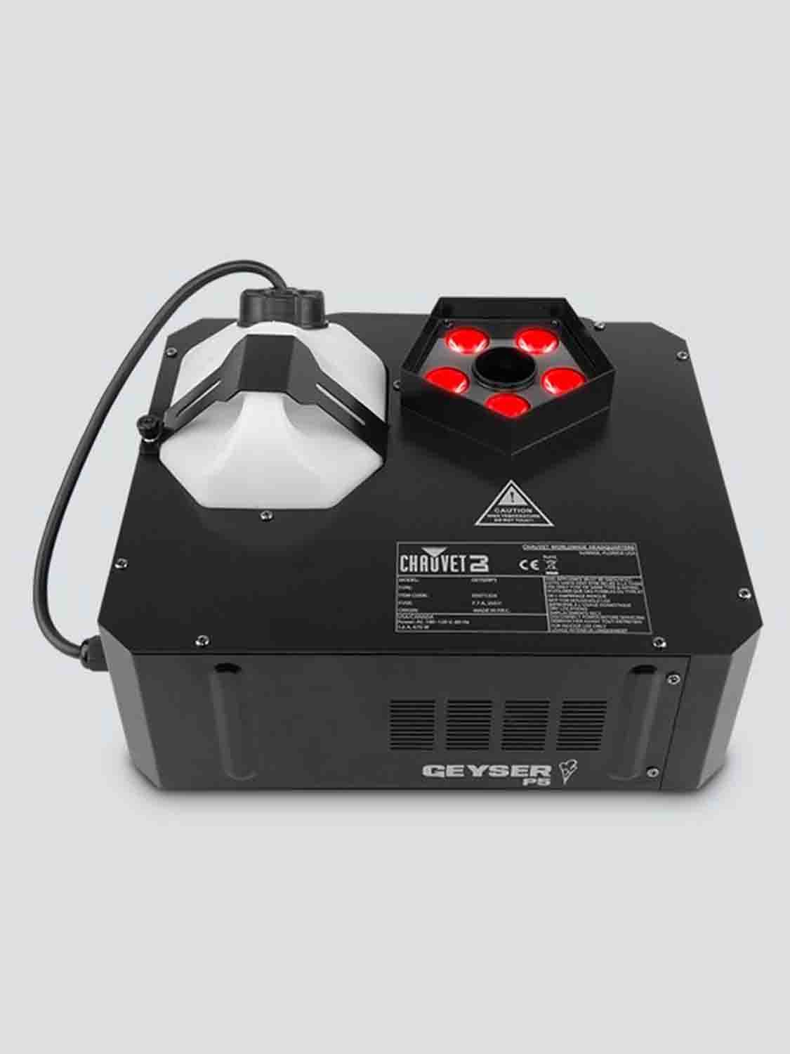 Chauvet DJ GEYSERP5 Geyser P5 RGBA+UV LED Pyrotechnic-Like Effect Fog Machine - Hollywood DJ