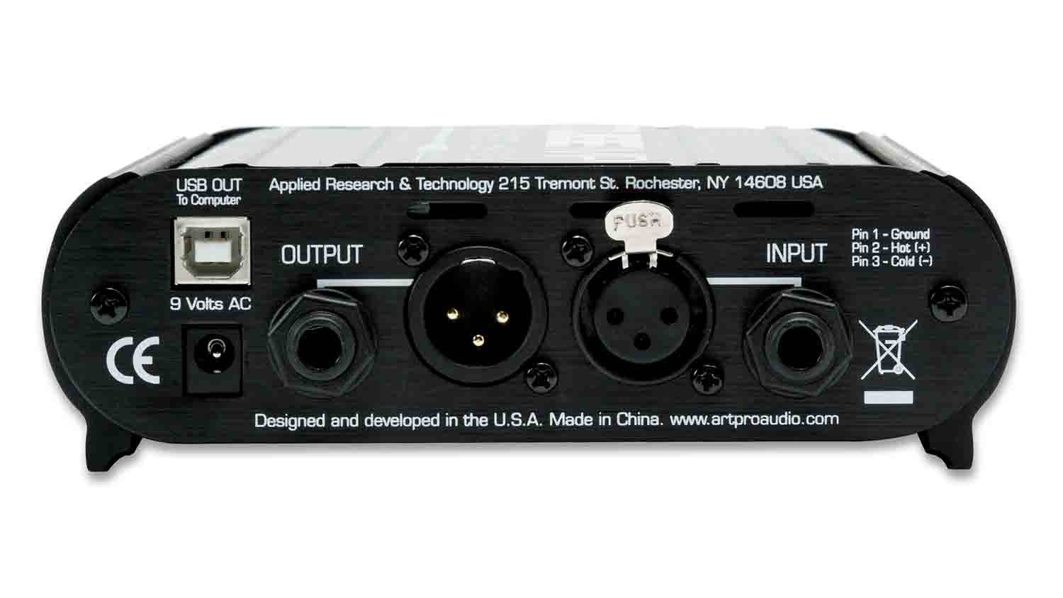 Art TUBEMPUSB Project Series Microphone Audio Interface with USB Output - Hollywood DJ