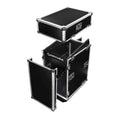 Odyssey FZ1416W 14U Top Slanted 16U Vertical Pro Combo Rack with Casters - Hollywood DJ