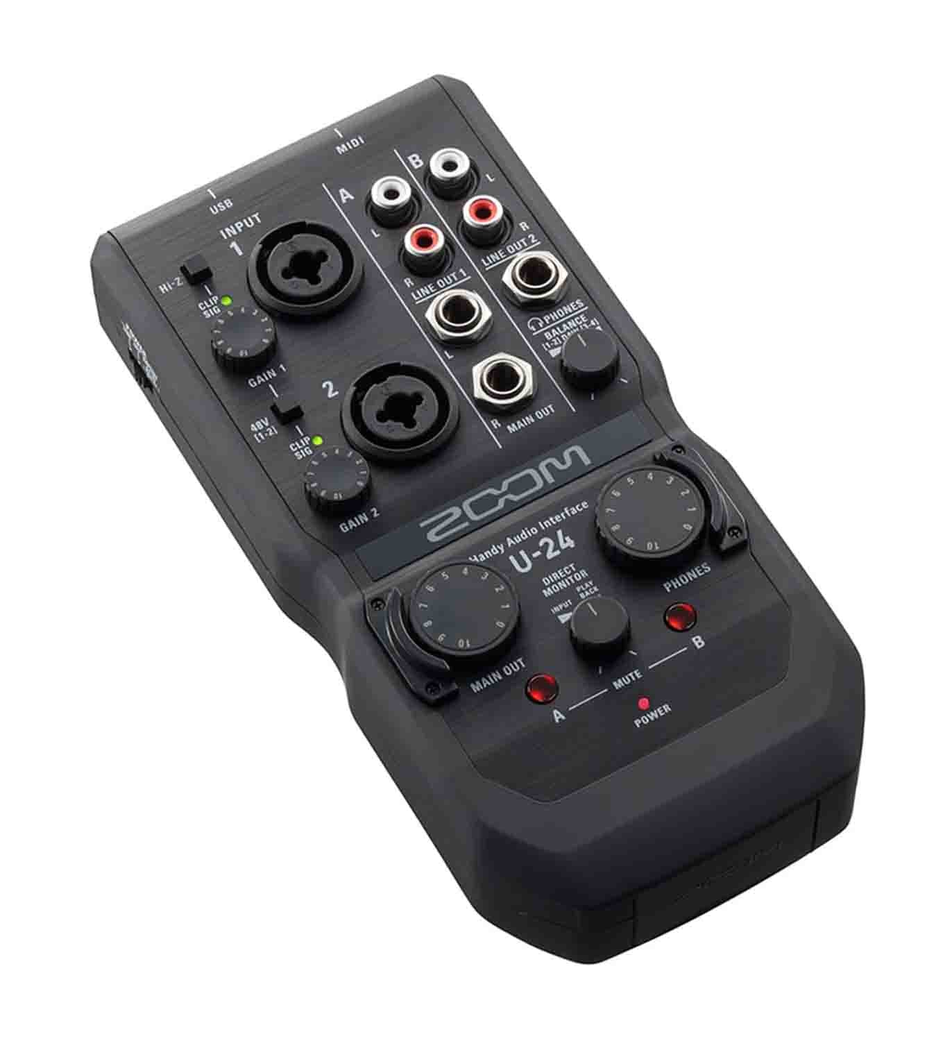 ZOOM U-24, 2-in 4-out Handy Audio Interface by Zoom