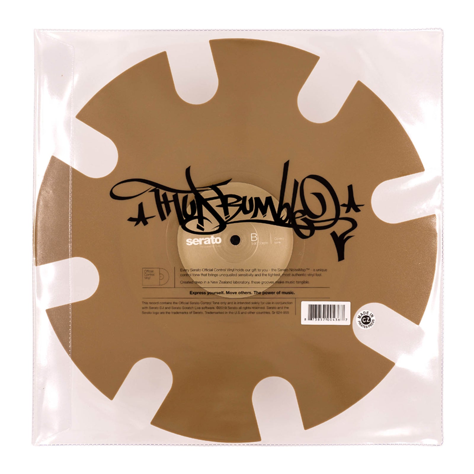 Serato X SCV-SP-064-W3 Thud Rumble Weapons of Wax 3 Guillotine Control Vinyl, Single Unit - Hollywood DJ