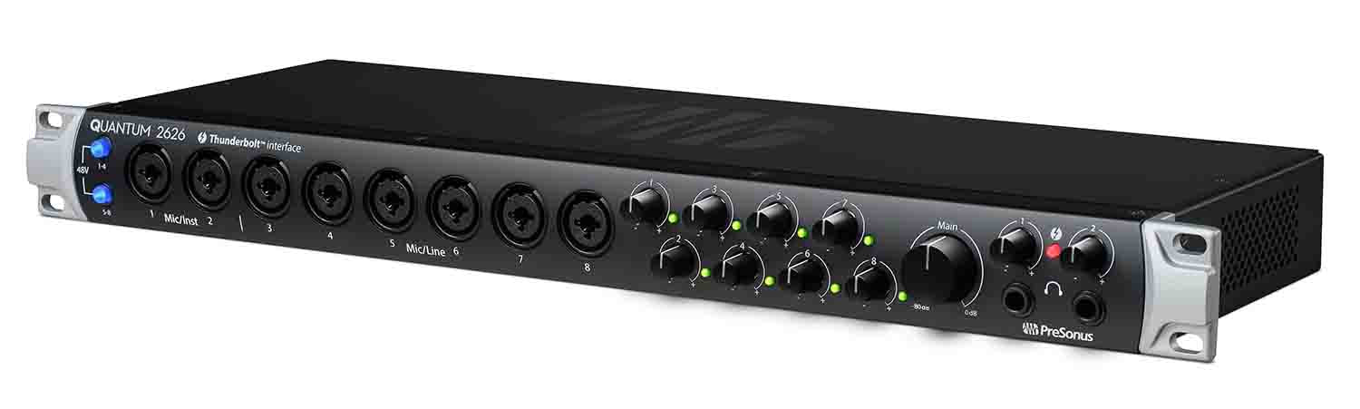 PreSonus QUANTUM 2626, 26x26 Thunderbolt 3 Audio Interface - Hollywood DJ