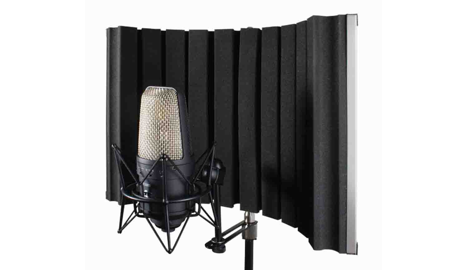 CAD Audio Acousti-Shield 22, Stand Mounted Acoustic Enclosure Portable/Folding Microphone Shield - Hollywood DJ