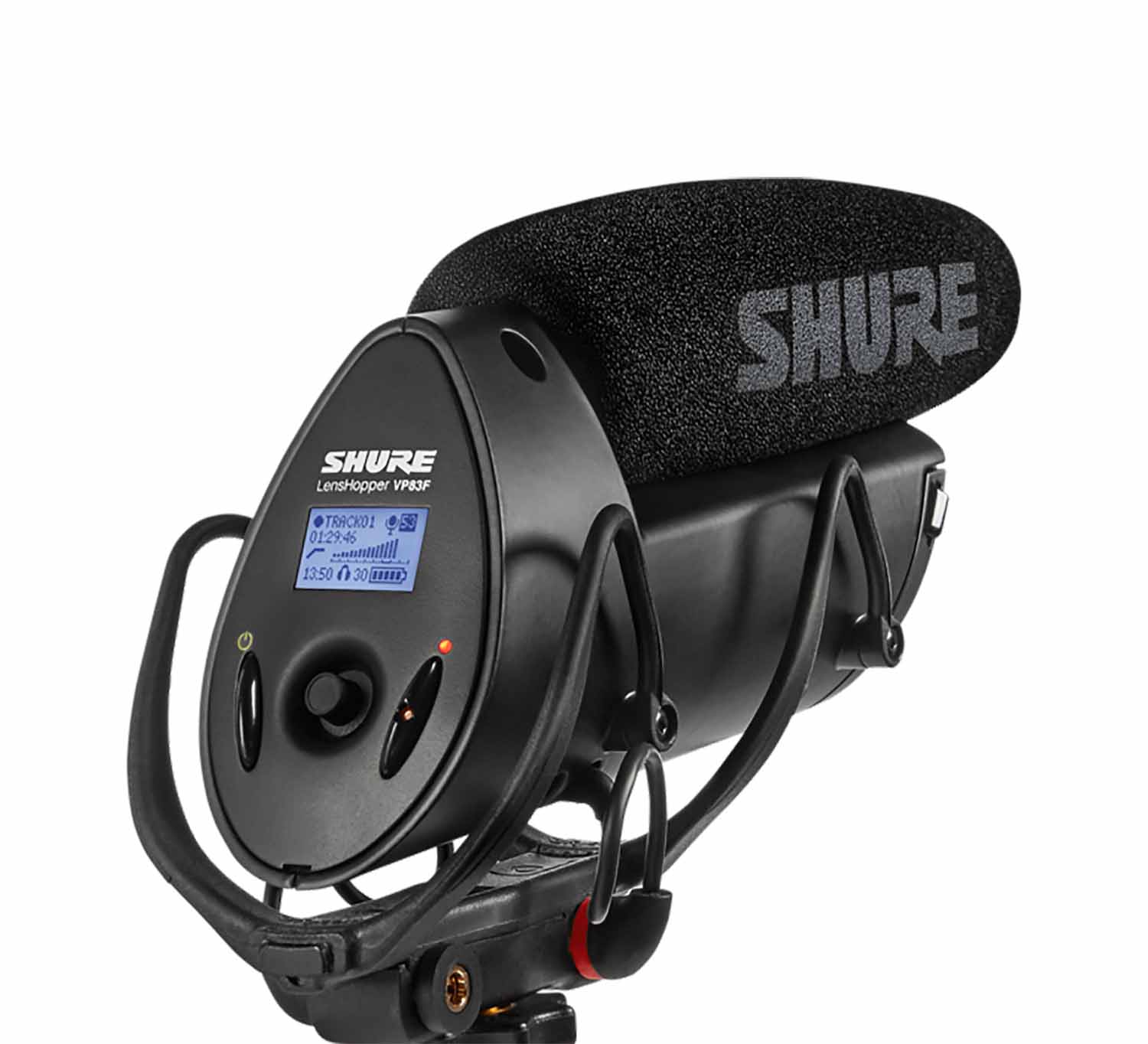 Shure VP83F LensHopper Camera-Mount Condenser Microphone with Integrated Flash Recording - Hollywood DJ