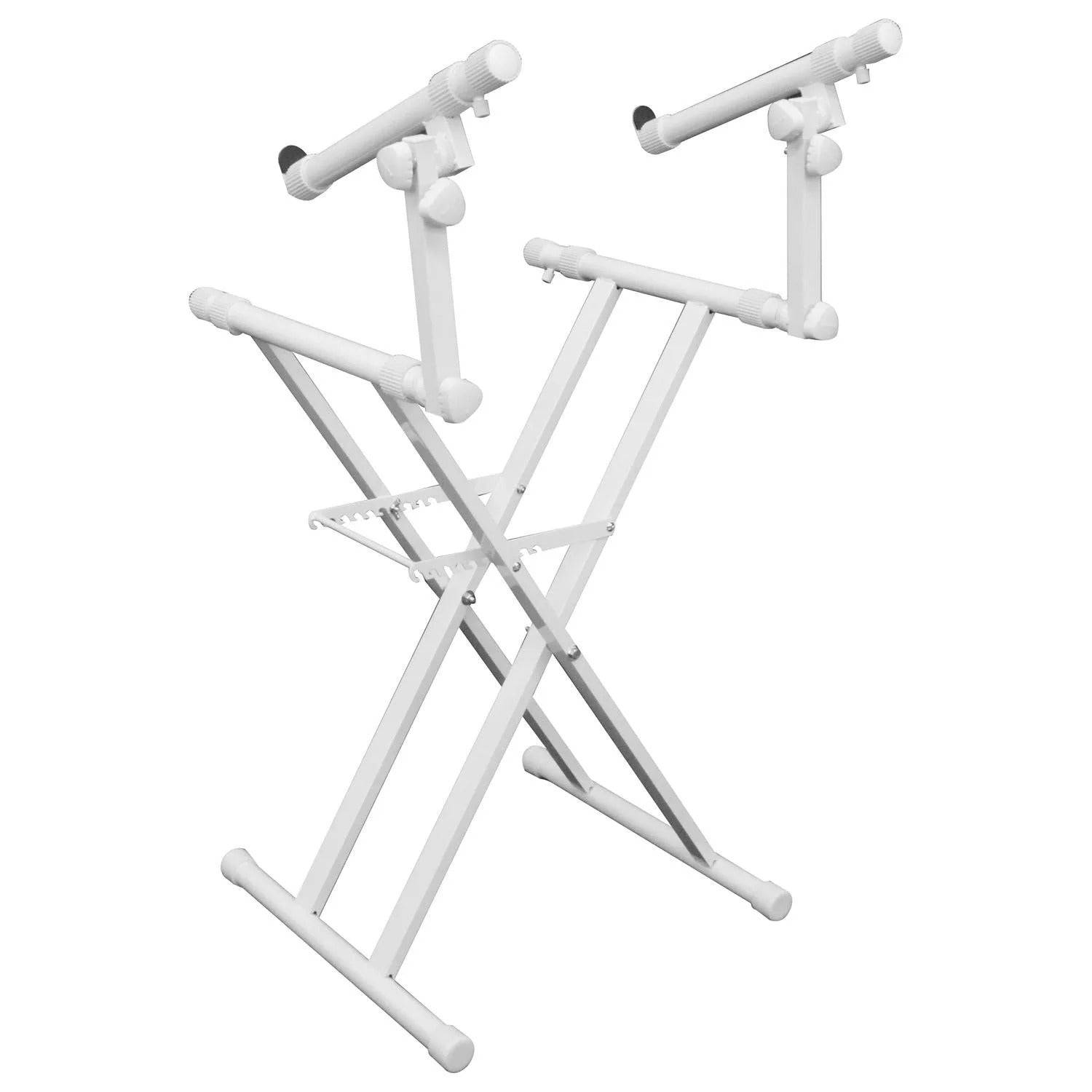 Odyssey LTBXS2WHT, DJ Coffins And Controller Case X-Stand - White - Hollywood DJ