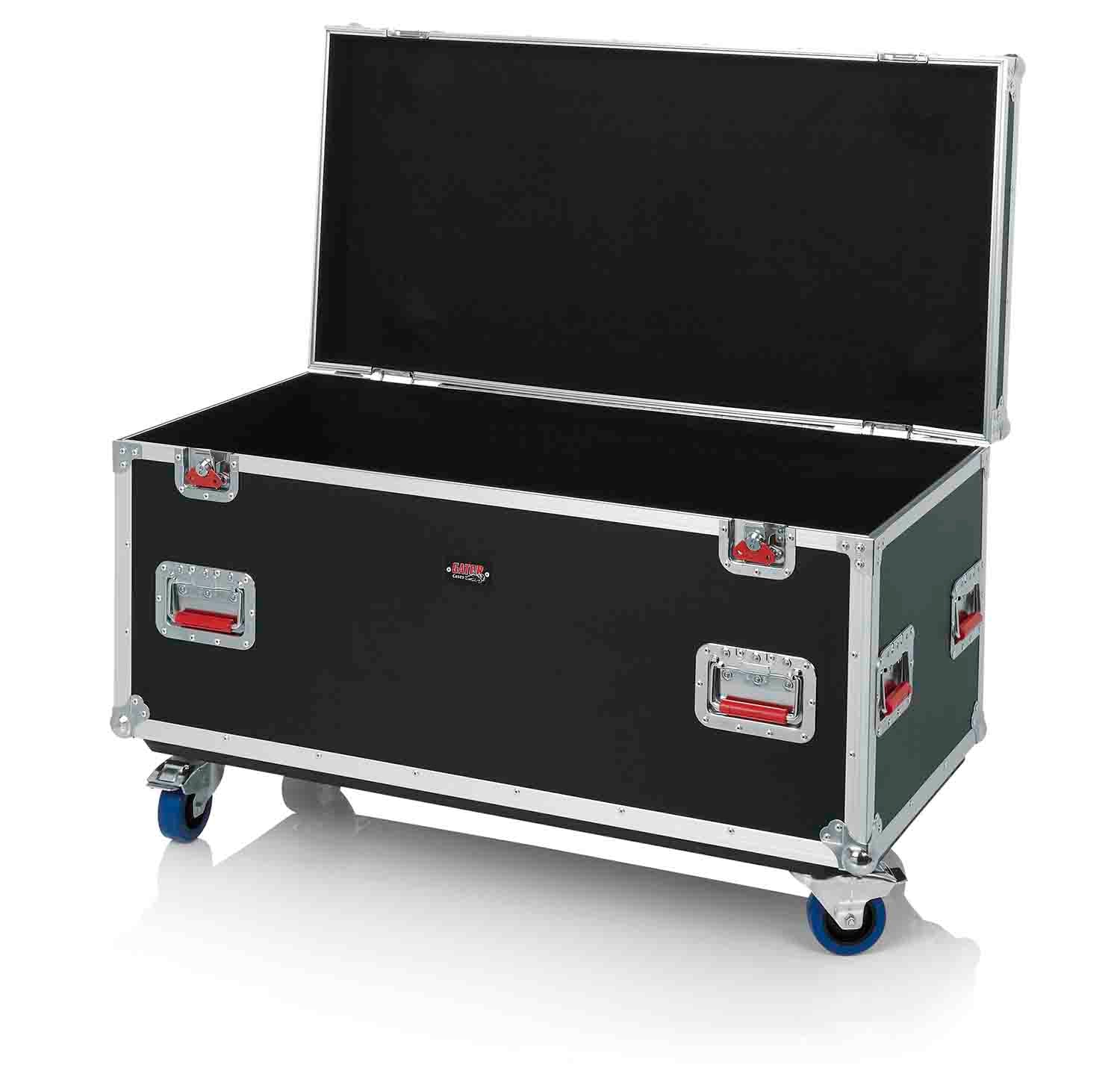 Gator Cases G-TOURTRK4522HS Truck Pack Trunk DJ Case with Casters - 45″ X 22″ X 27″ - Hollywood DJ
