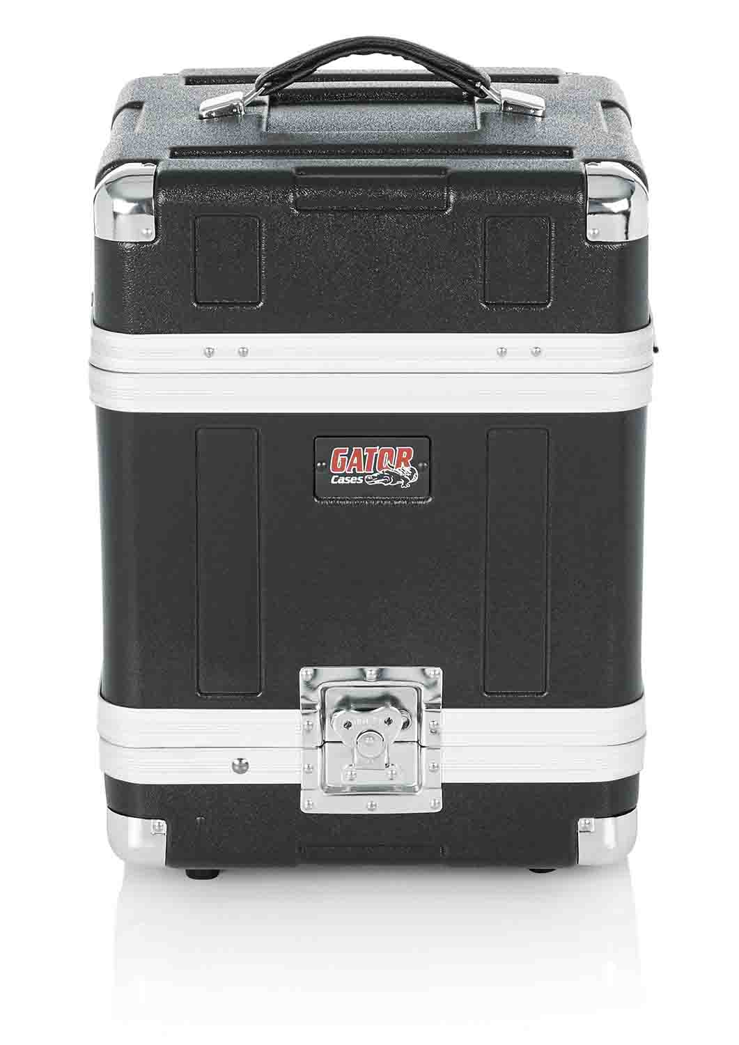 Gator Cases GM-4WR DJ Case for 4 Complete Wireless Microphone Systems - Half Rack - Hollywood DJ