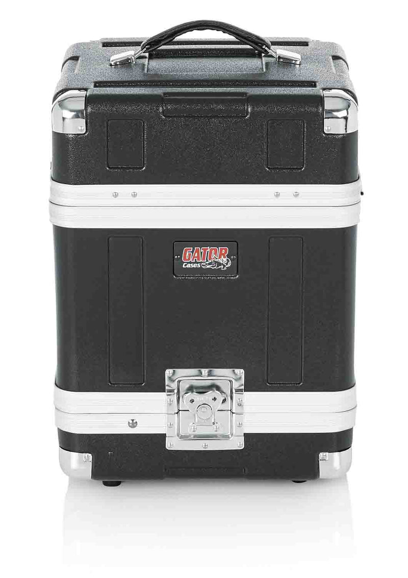 Gator Cases GM-4WR DJ Case for 4 Complete Wireless Microphone Systems - Half Rack - Hollywood DJ