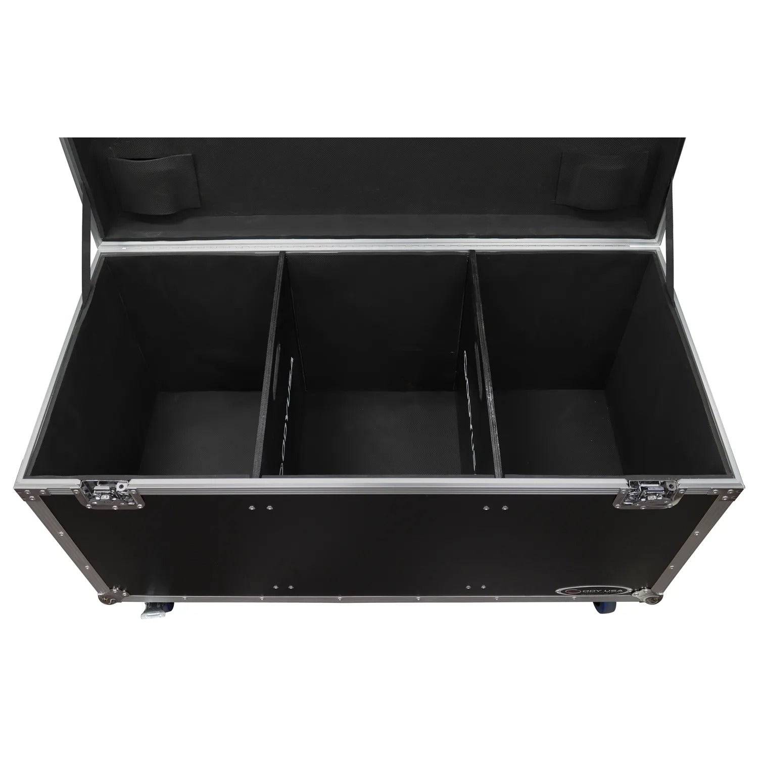 Odyssey FZUT34422WS, 41.5″ X 20″ X 19.5″ Interior Utility Trunk Touring Flight Case With Organizing Dividers - Hollywood DJ