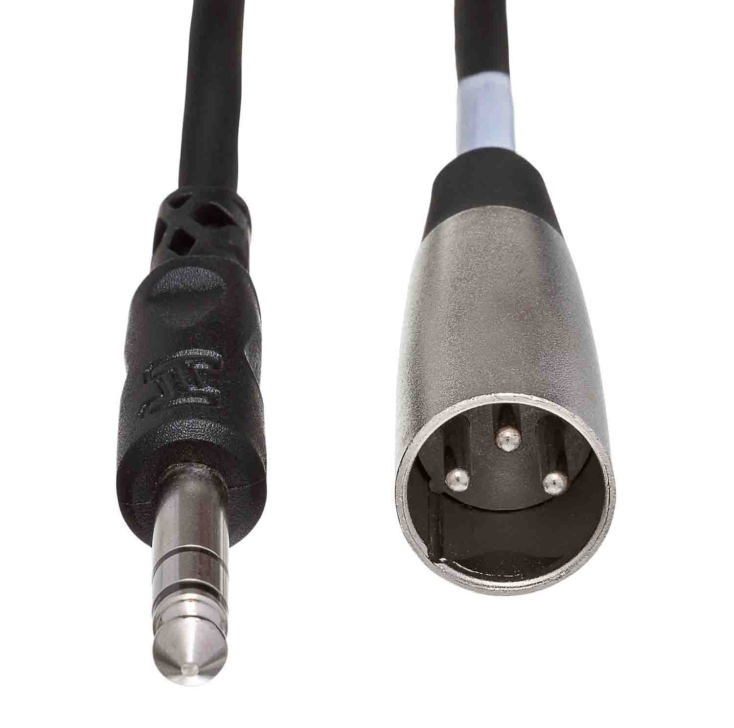 Hosa STX-115M, 1/4" TRS to XLR3M Balanced Interconnect Cable - 15 Feet - Hollywood DJ