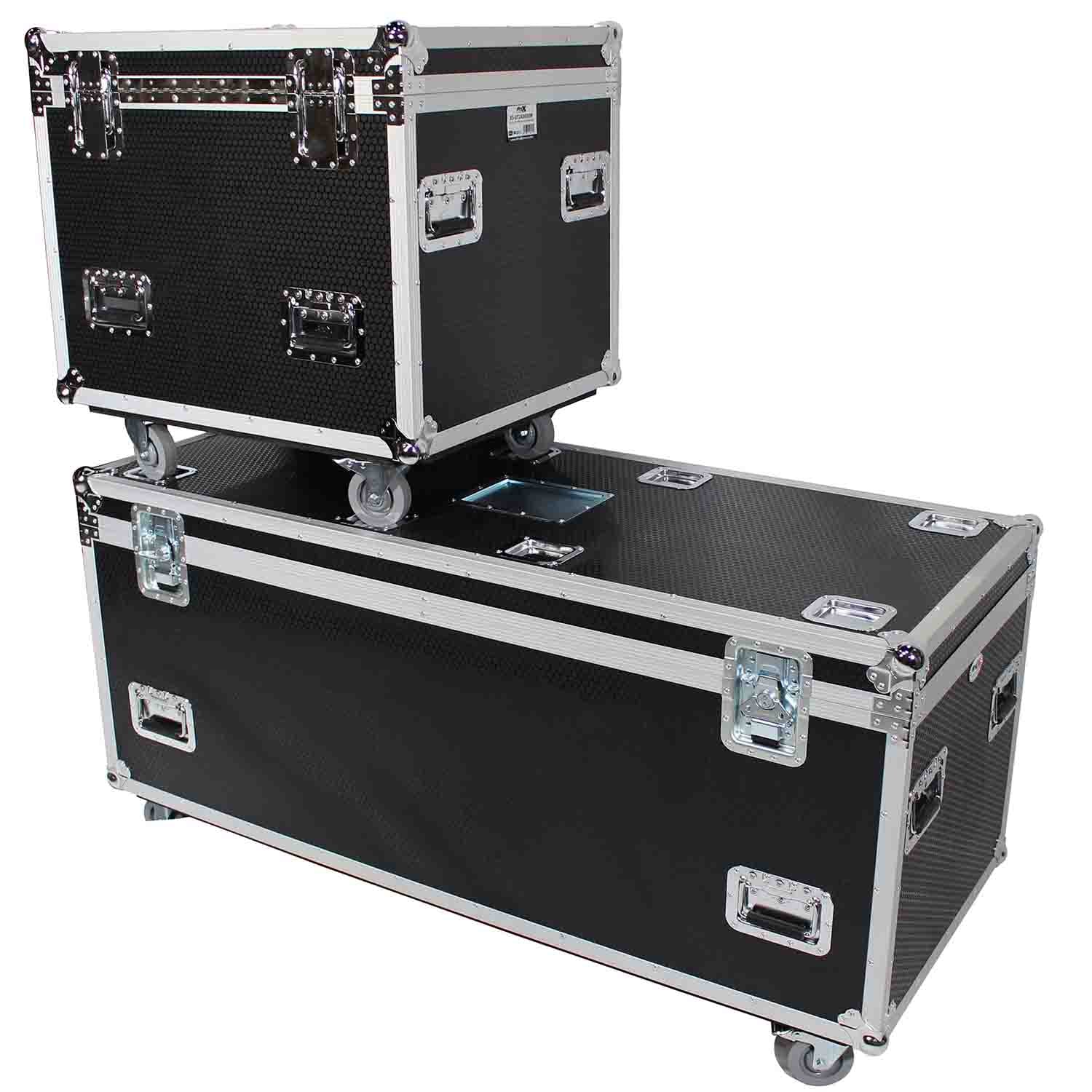 ProX XS-UTL246030W Heavy-Duty Truck Pack Utility Flight Case W-Divider and Tray Kit - 24"X60"X30" by ProX Cases
