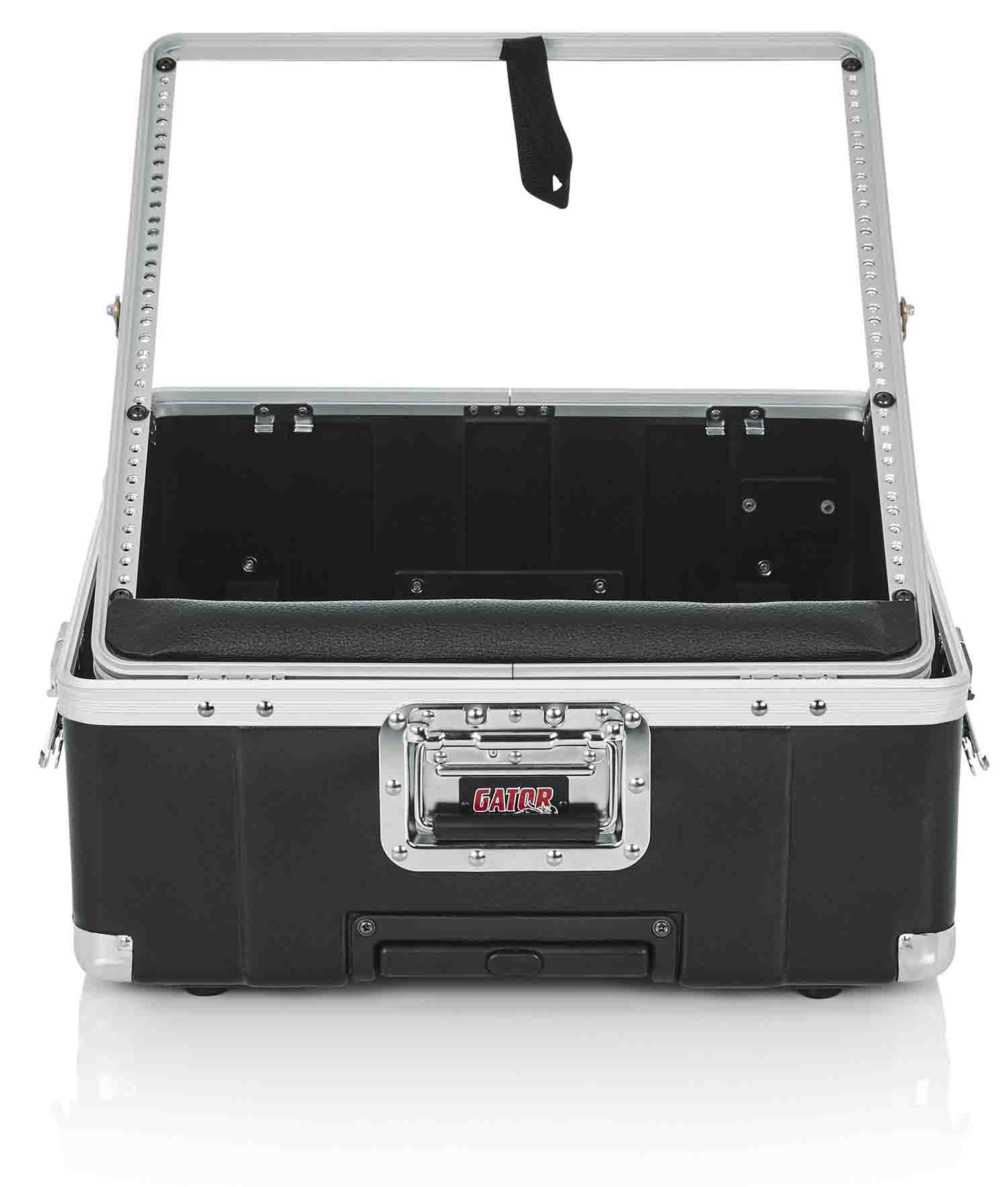 Gator Cases G-MIX-12 PU ATA Molded Pop-Up DJ Mixer Case with Wheels - Hollywood DJ