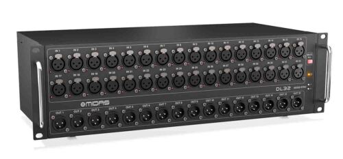 Midas DL32, 32 Input, 16 Output Stage Box with ULTRANET and ADAT Interfaces - Hollywood DJ