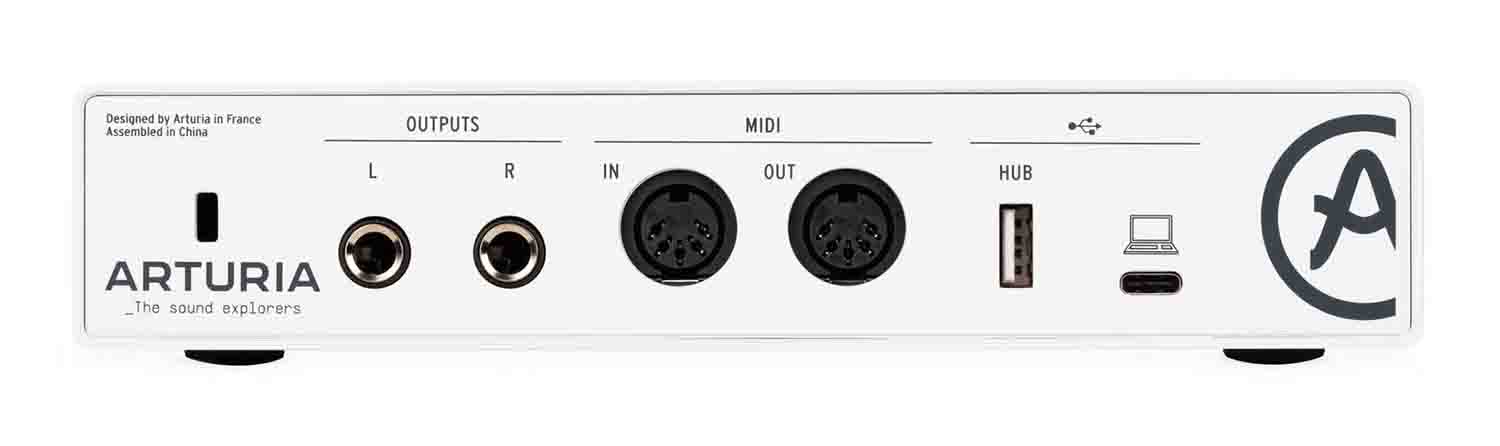 Arturia MiniFuse 2 Portable 2x2 USB Type-C Audio/MIDI Interface - White Arturia