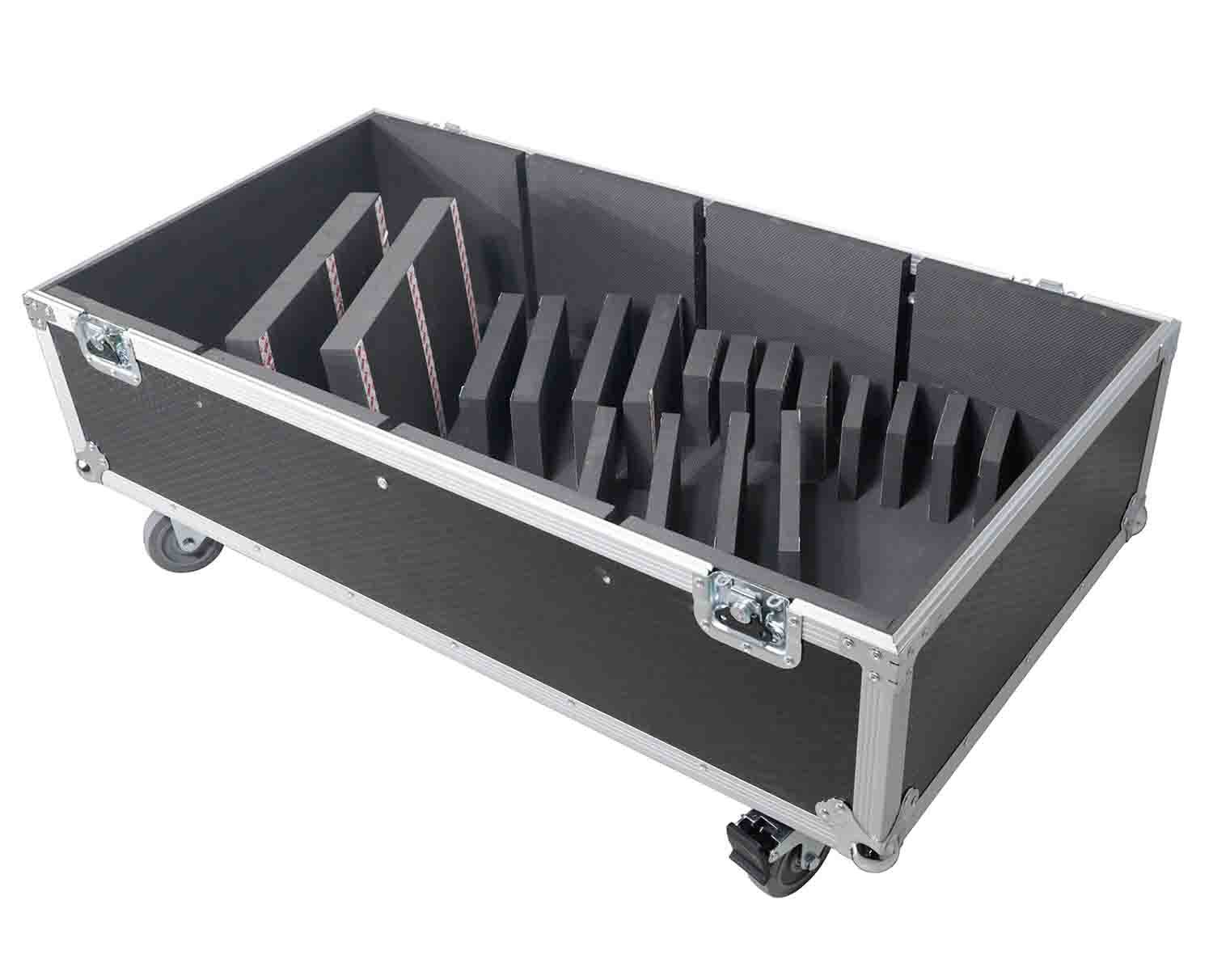 ProX XS-2X282020W ATA Dual Flight Case for Speaker Fits Two JBL SRX 815P and Similar Sized Speakers - Hollywood DJ