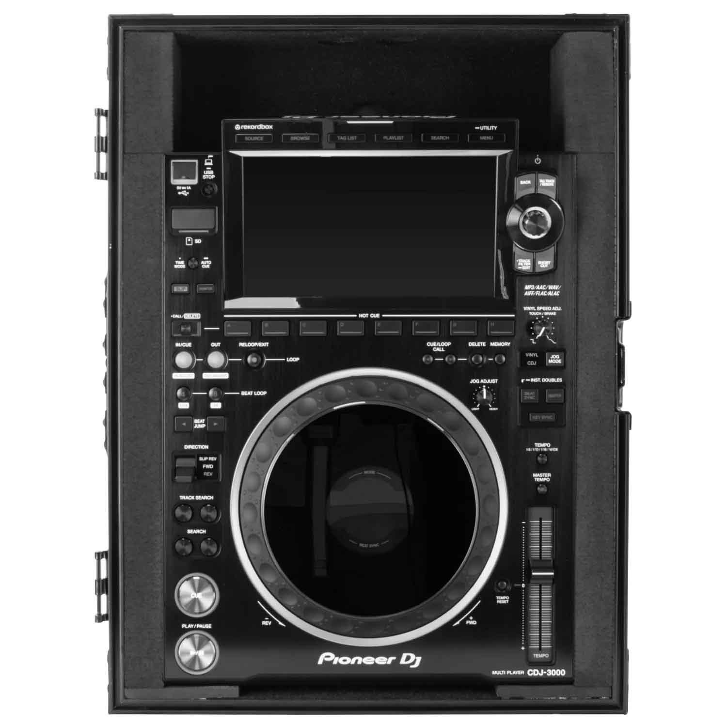 B-Stock: Odyssey FZCDJ3000BL Flight Case For Pioneer CDJ-3000 - Black - Hollywood DJ