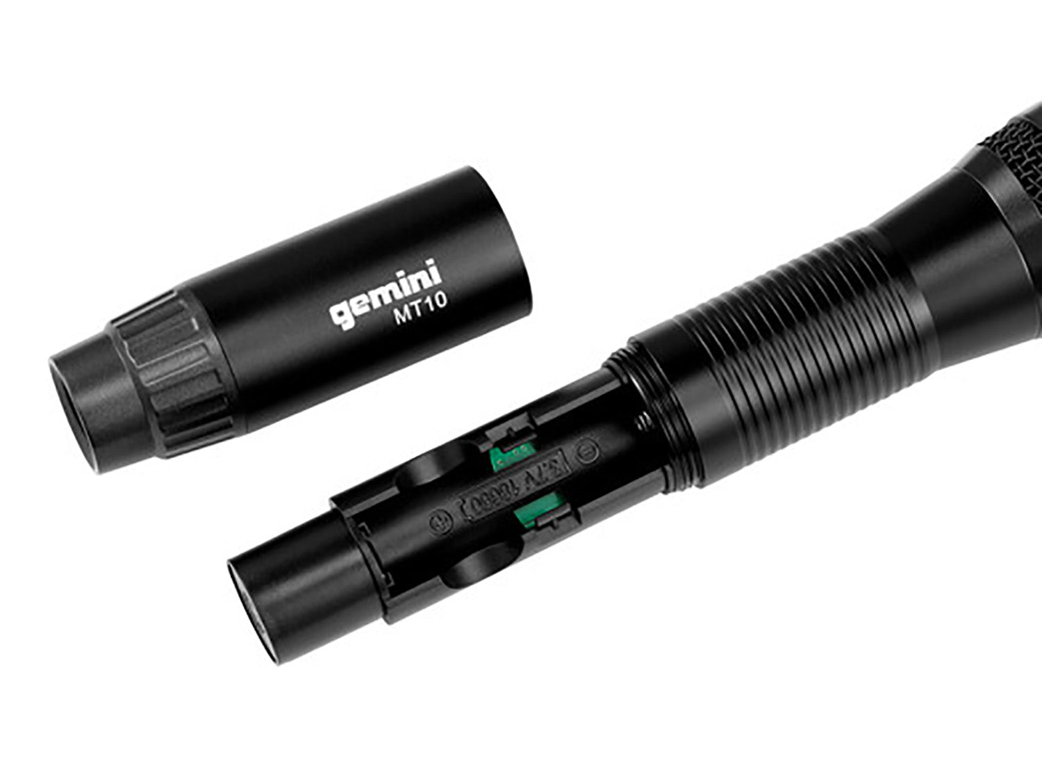 Gemini Sound GMU-M200, Dual Handheld UHF Wireless Microphone System with Plug-In Receiver - Hollywood DJ