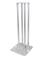 ProX XT-S4X492TOTEM, Totem Package 12" Top Plate, 24" Base Plate and Four 1.5m F31 Tubes with White Scrim Cover - 4.92 Feet - Hollywood DJ