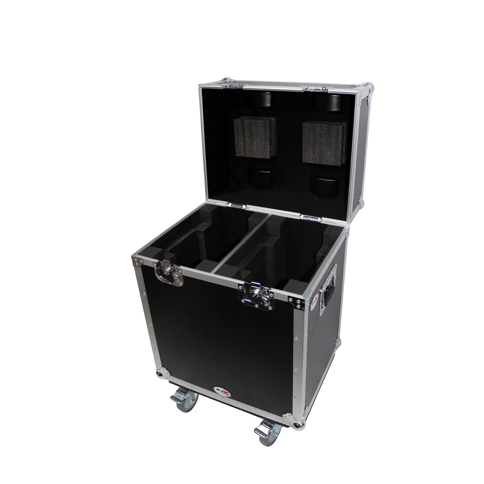 ProX XS-MH140X2W 140 Style Moving Head Lighting Case for 2 Units - Hollywood DJ