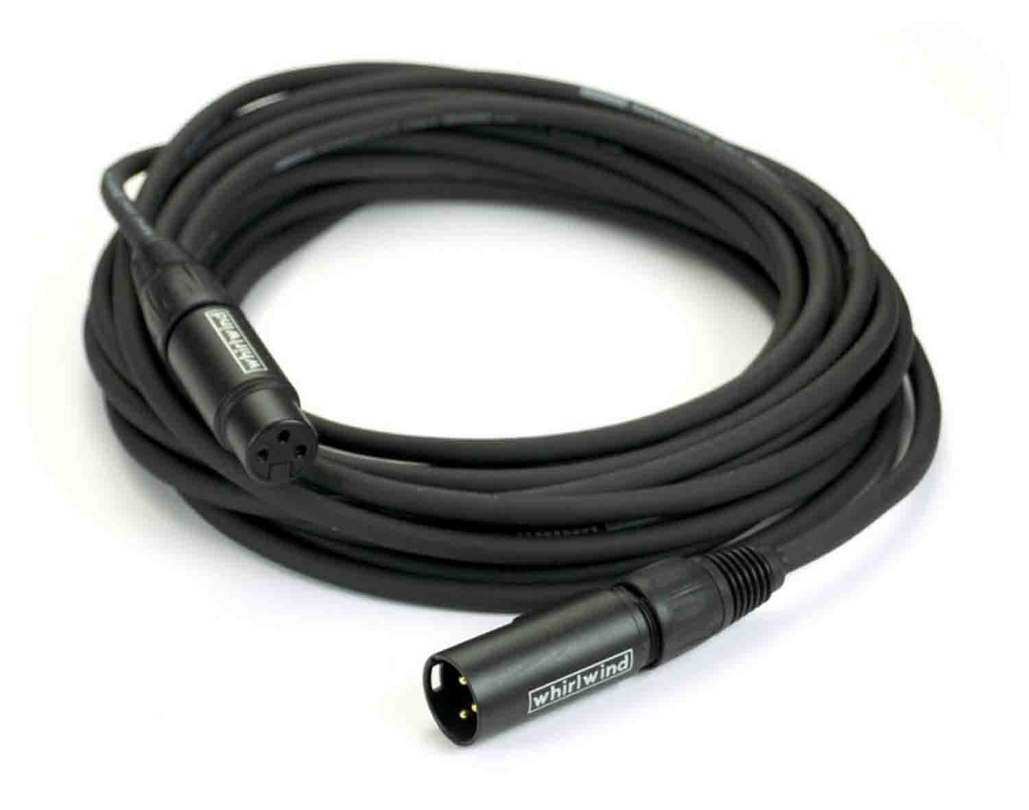 Whirlwind MK425NP MK4 Series XLRM-XLRF Microphone Cable - 25 Foot - Hollywood DJ
