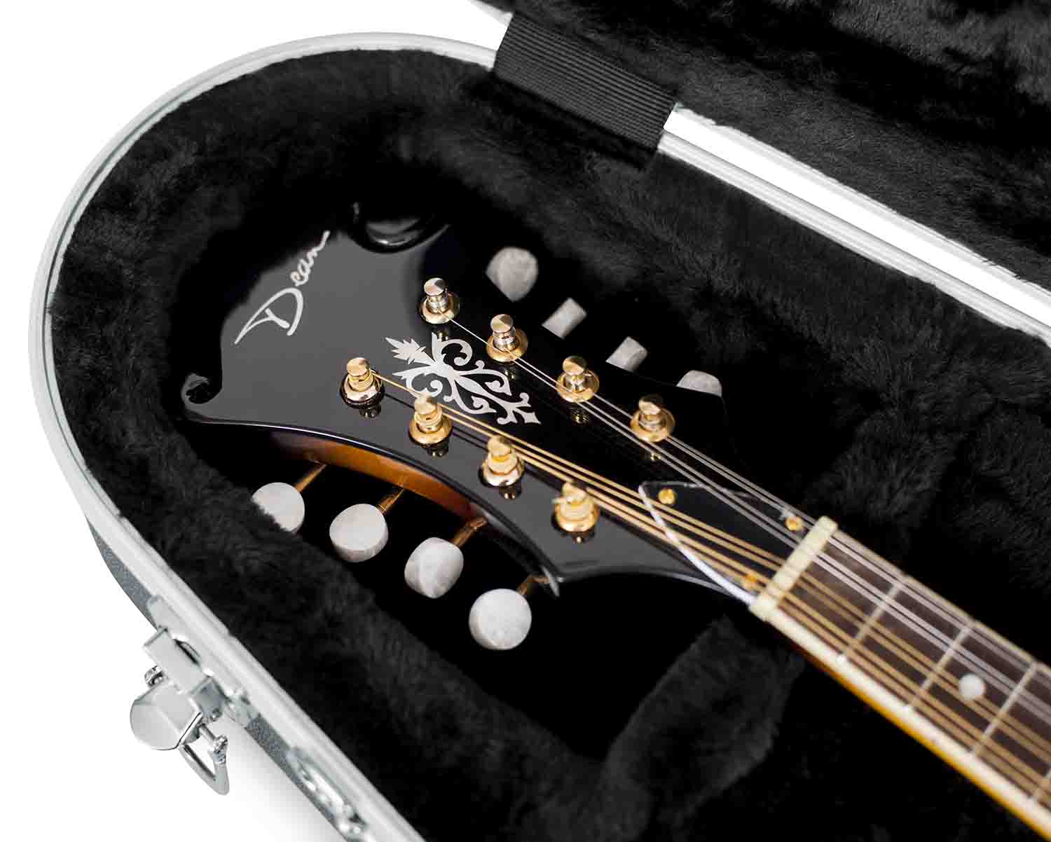 Gator Cases GC-MANDOLIN Deluxe Molded Guitar Case for Both A and F Style Mandolins Guitar - Hollywood DJ