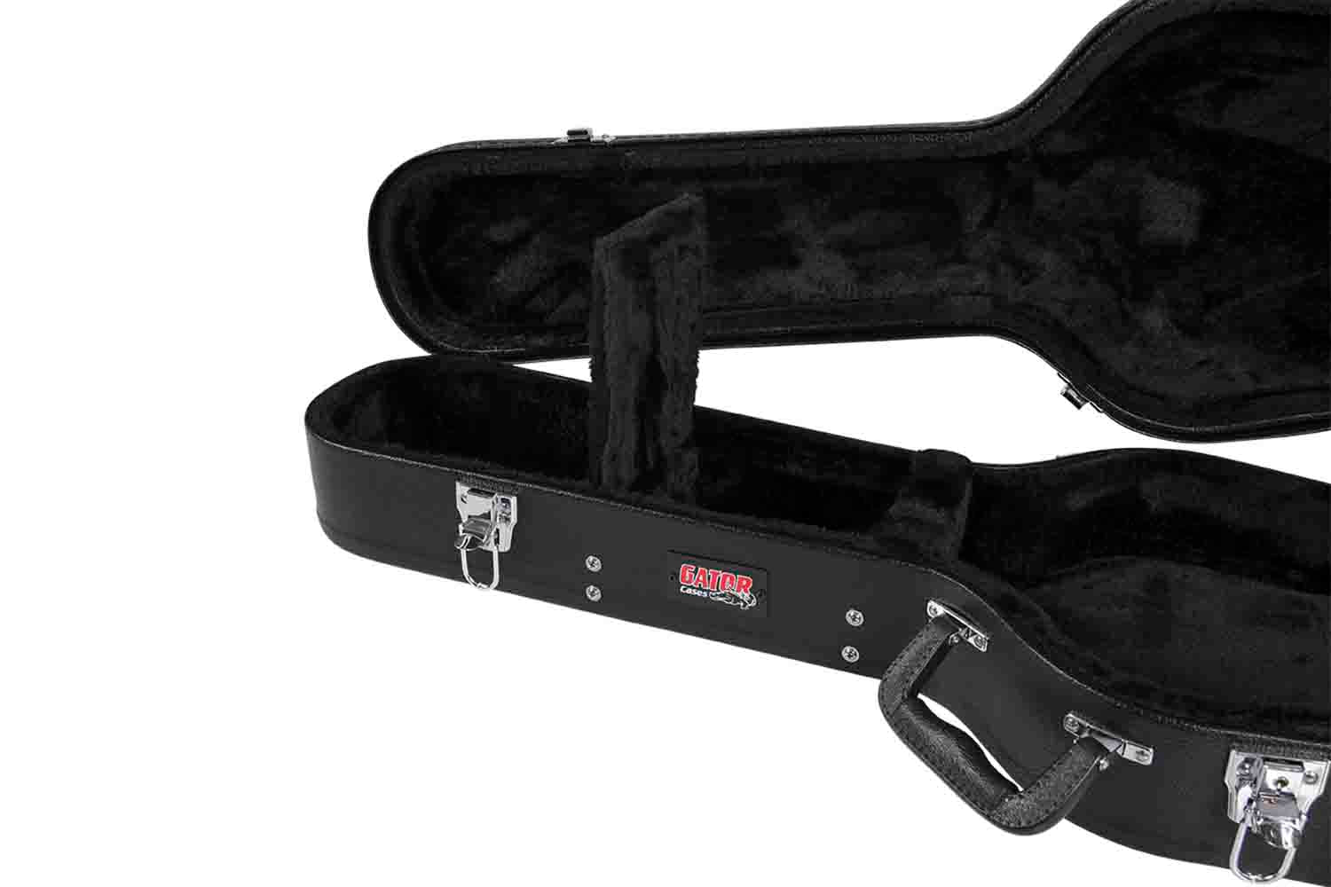 Gator Cases GWE-LPS-BLK Hard-Shell Wood Case for Single-Cutaway Guitars - Hollywood DJ