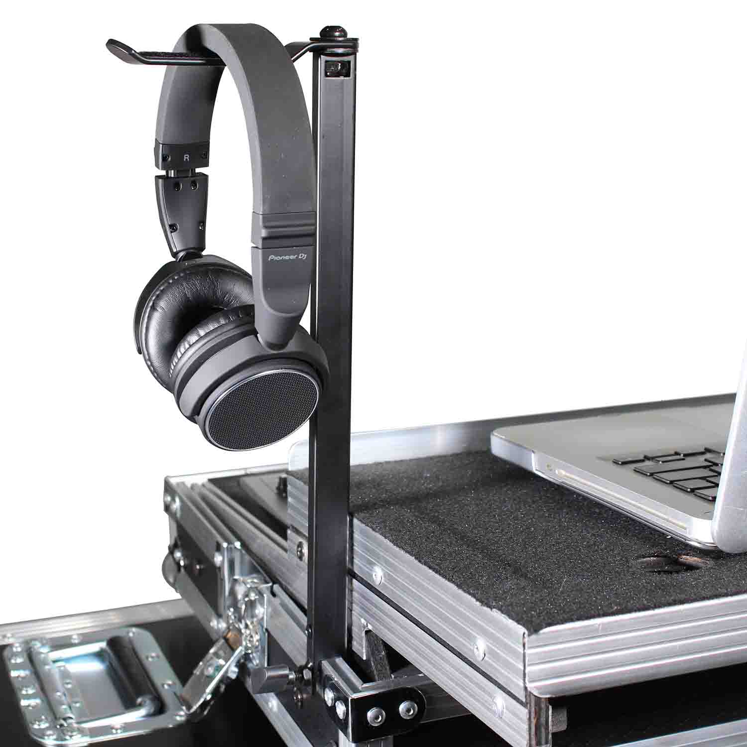 ProX X-HH815 Headphone Pole Stand for Cases 12" Shaft with Rotating Hook - Hollywood DJ