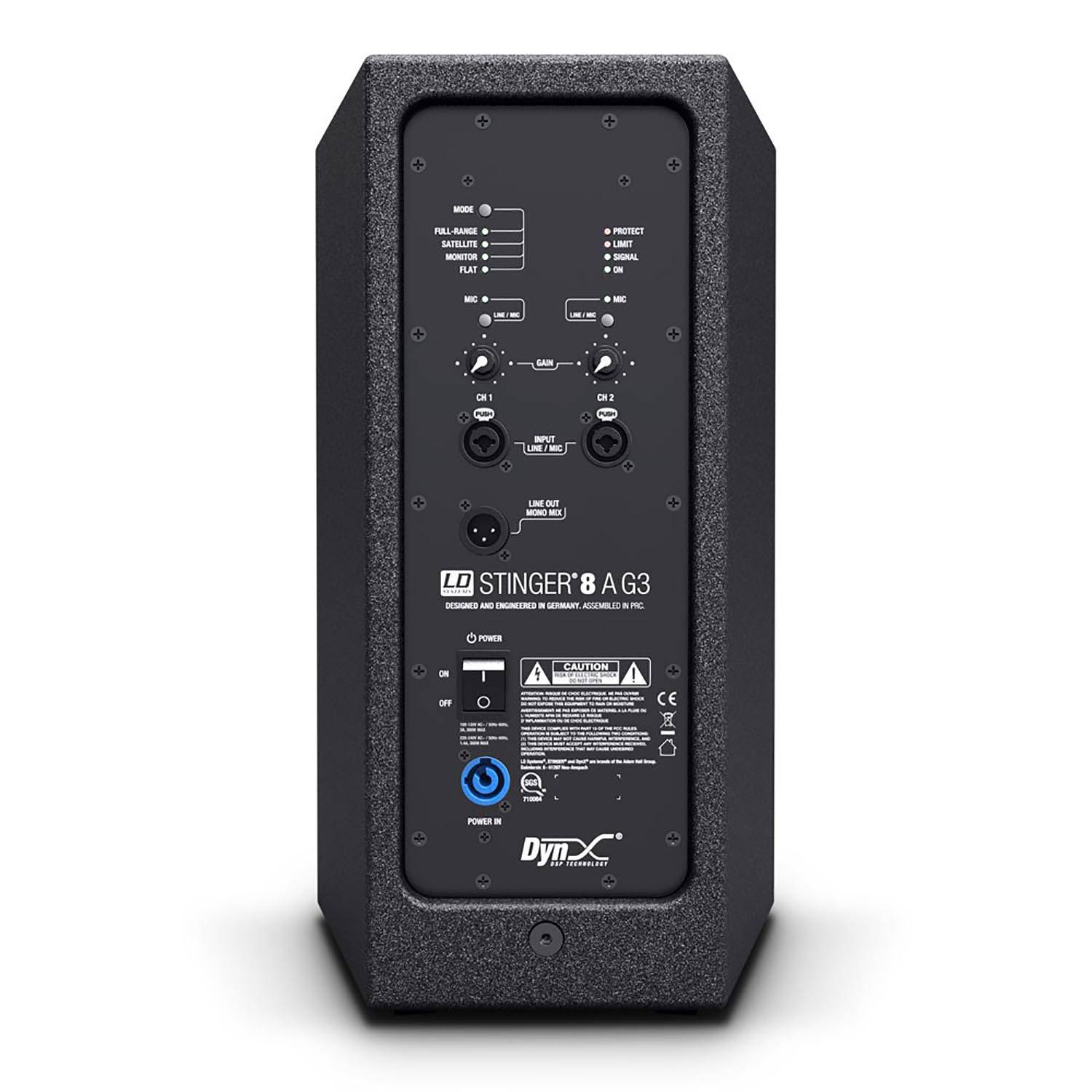LD Systems STINGER 8 A G3, 2 Way Bass Reflex Active PA Speaker - 8 Inches - Hollywood DJ