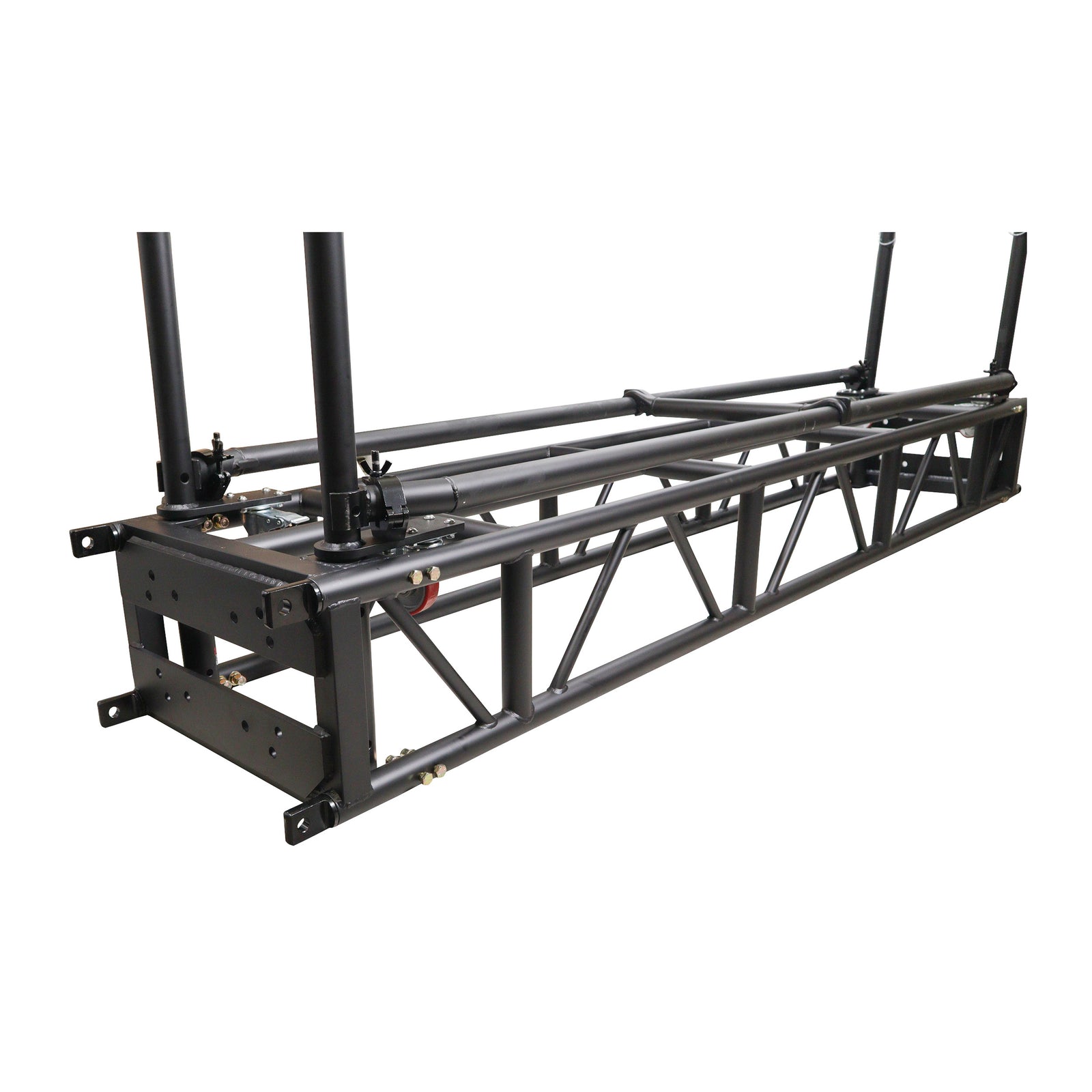 ProX XT-PRERIG10FTBLK, 10' FT Pre-Rig Truss Segment with Removable Rolling Base System - Black ProX Cases