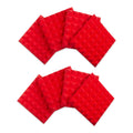 Gator Frameworks GFW-ACPNL1212PRED-8PK Red 12x12" Acoustic Pyramid Panel - 8 Pack - Hollywood DJ
