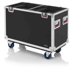 Gator GTOURMH250 Flight Case for two 250-style Moving Head Lights - Hollywood DJ