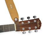 Levy's Leathers MM18CH-BRN Leather Headstock Strap Adapter for Acoustic Guitars - Brown - Hollywood DJ